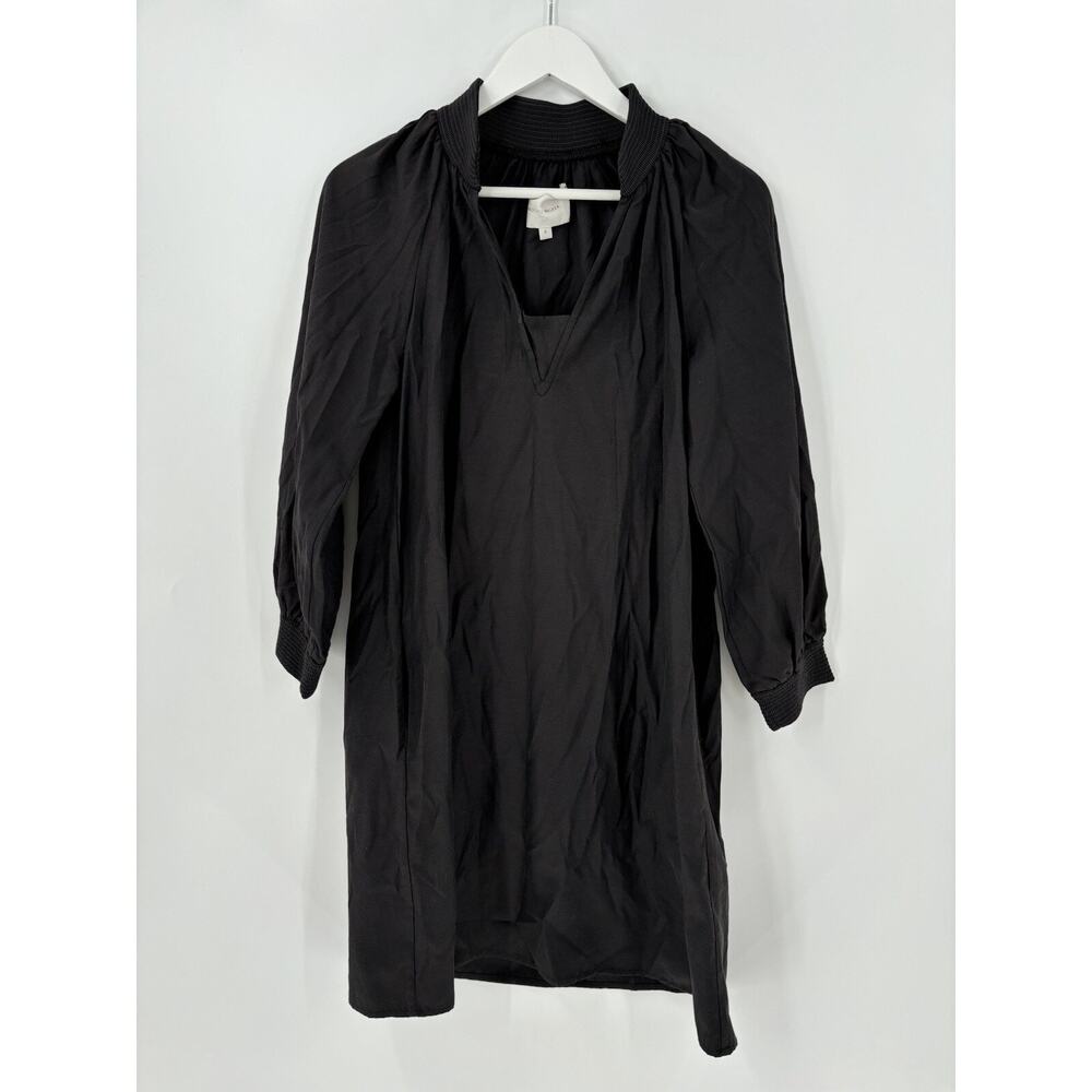 Brochu Walker Amaia Dress Womens Small Gray V Neck Shift Pullover Knee Length